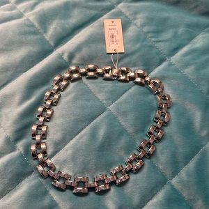 Kate Spade NWT Silver 17" choker